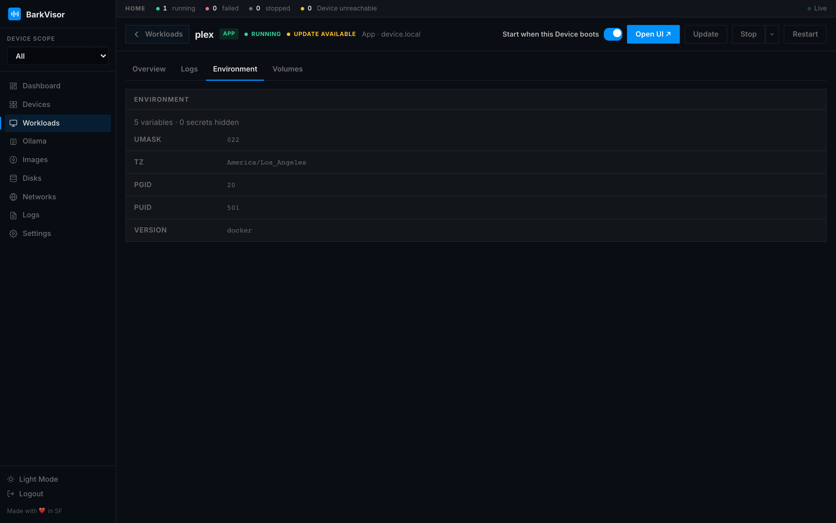 App environment